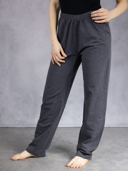 Abbigliamento e calzature danza donna - pantaloni sportivi Amaredanza di colore grigio.